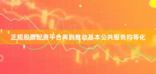 正规股票配资平台再到推动基本公共服务均等化