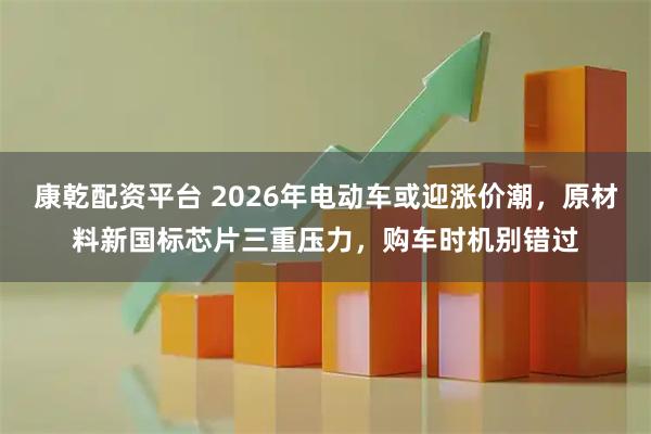 康乾配资平台 2026年电动车或迎涨价潮，原材料新国标芯片三重压力，购车时机别错过